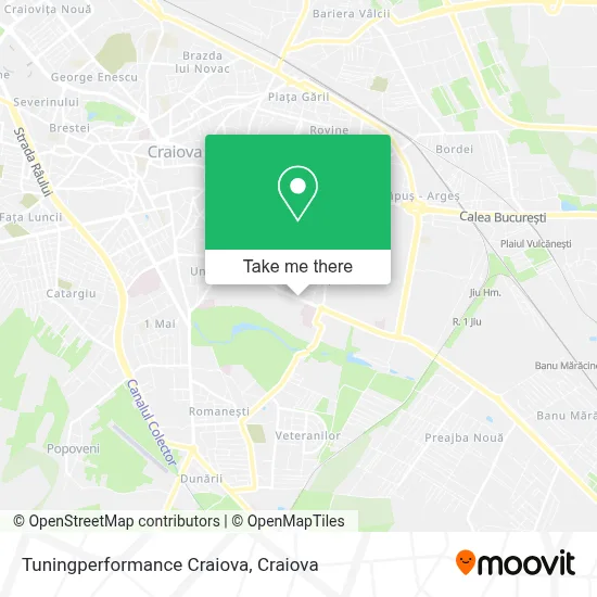 Tuningperformance Craiova map