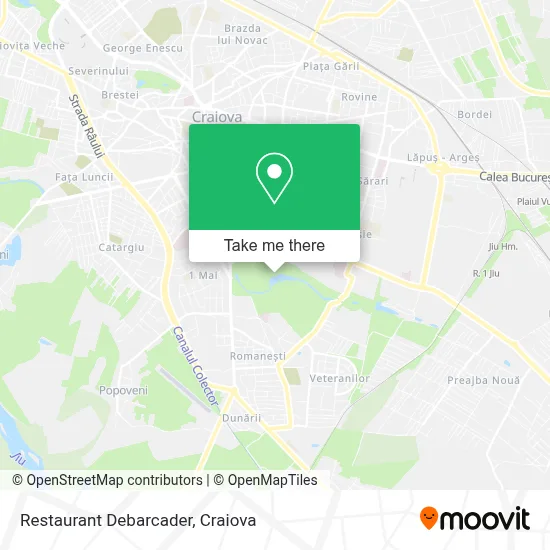 Restaurant Debarcader map