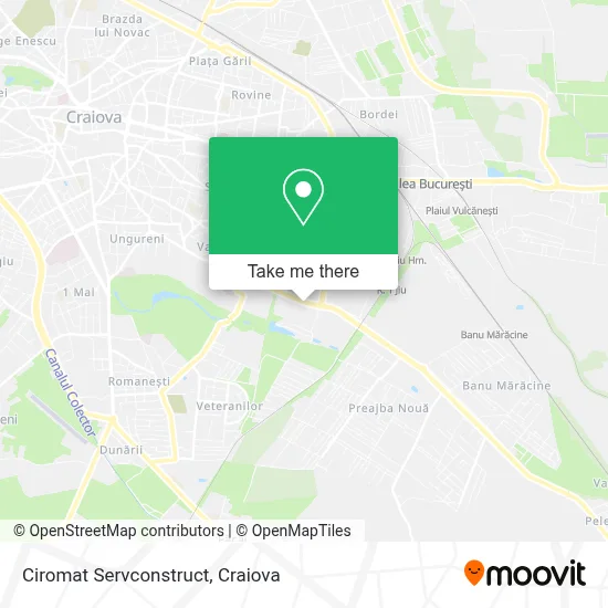 Ciromat Servconstruct map
