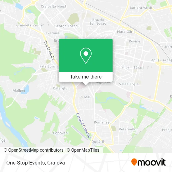 One Stop Events map