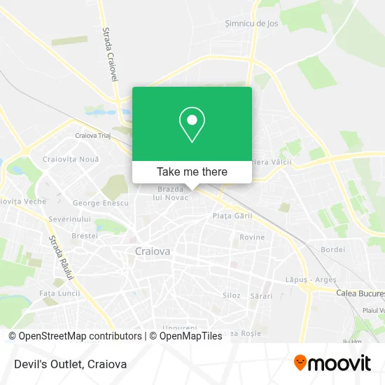 Devil's Outlet map