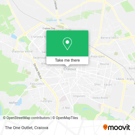 The One Outlet map