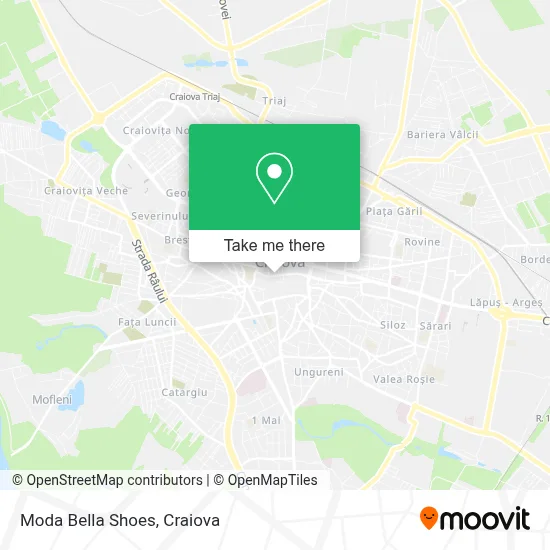 Moda Bella Shoes map
