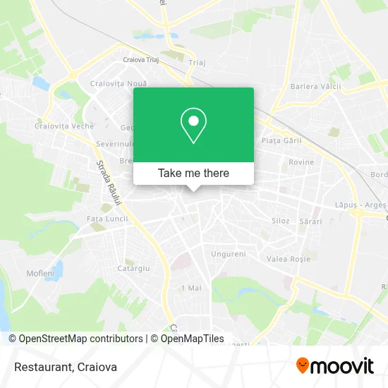 Restaurant map
