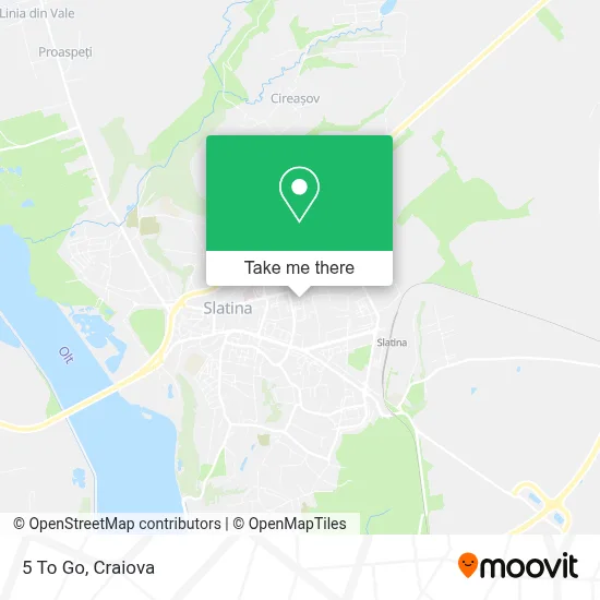 5 To Go map