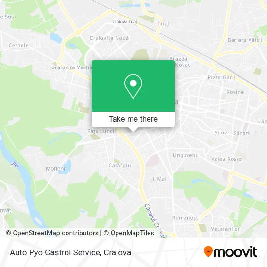 Auto Pyo Castrol Service map