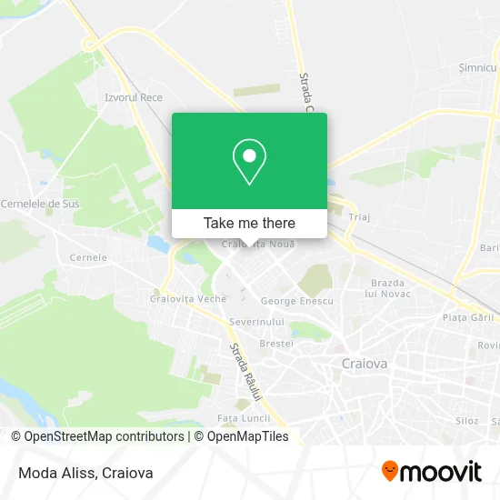 Moda Aliss map