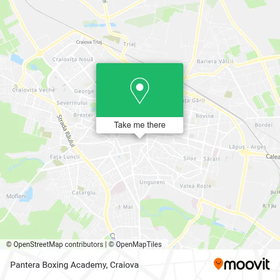Pantera Boxing Academy map