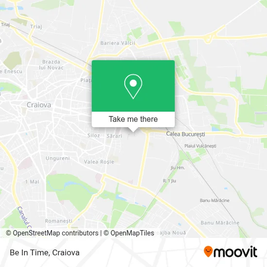 Be In Time map