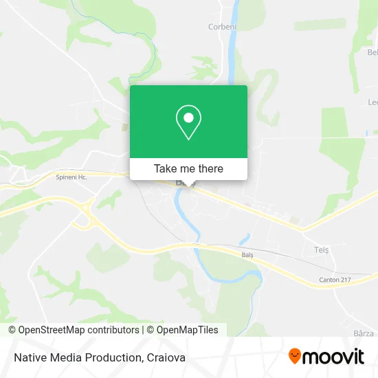 Native Media Production map