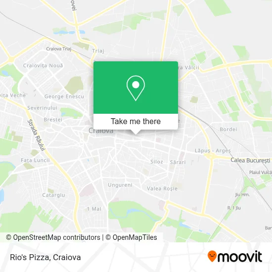 Rio's Pizza map