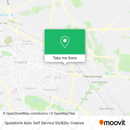 Spalatorie Auto Self Service Sty&Stv map