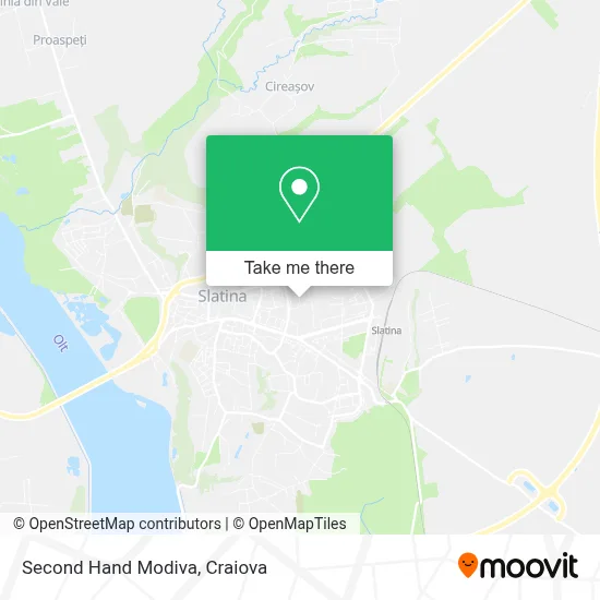 Second Hand Modiva map