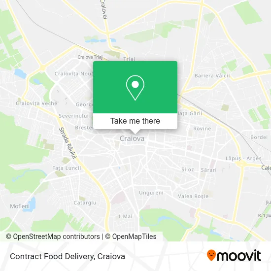 Contract Food Delivery map