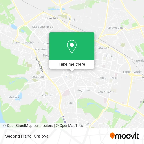 Second Hand map
