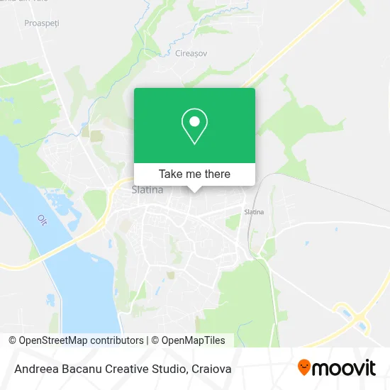 Andreea Bacanu Creative Studio map