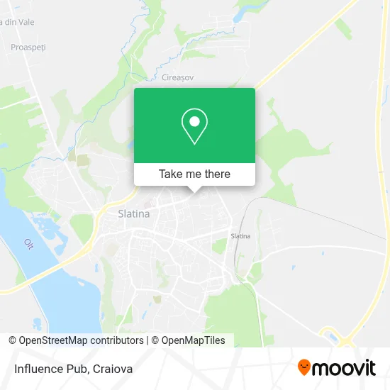 Influence Pub map