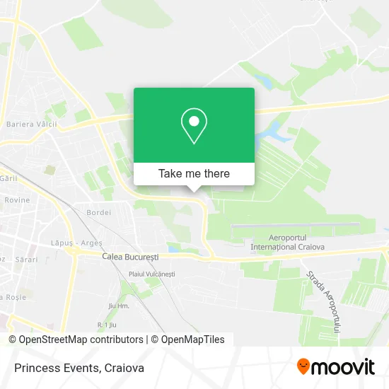 Princess Events map
