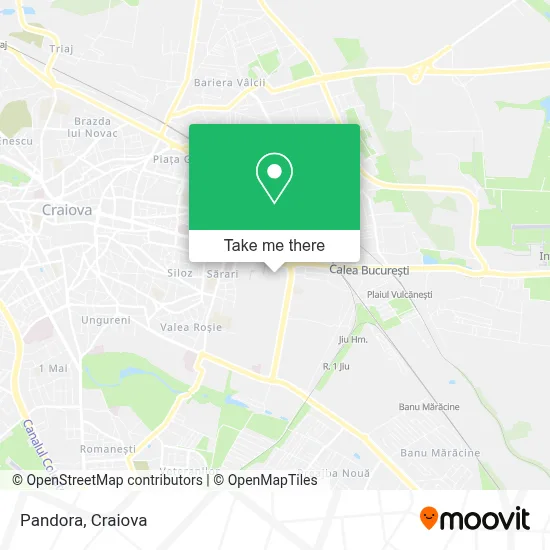 Pandora map