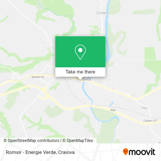 Romsir - Energie Verde map