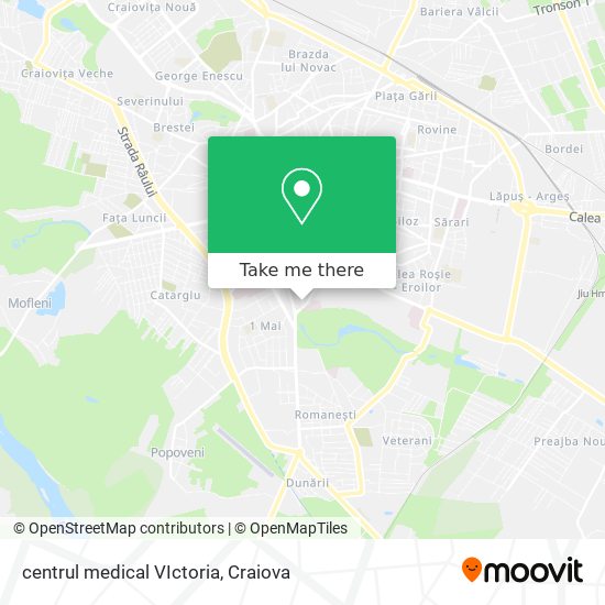 centrul medical VIctoria map