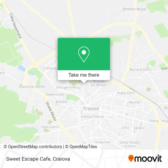 Sweet Escape Cafe map
