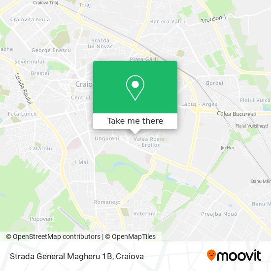 Strada General Magheru 1B map