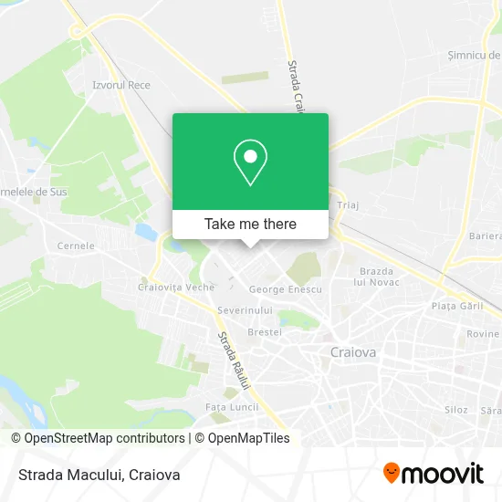 Strada Macului map