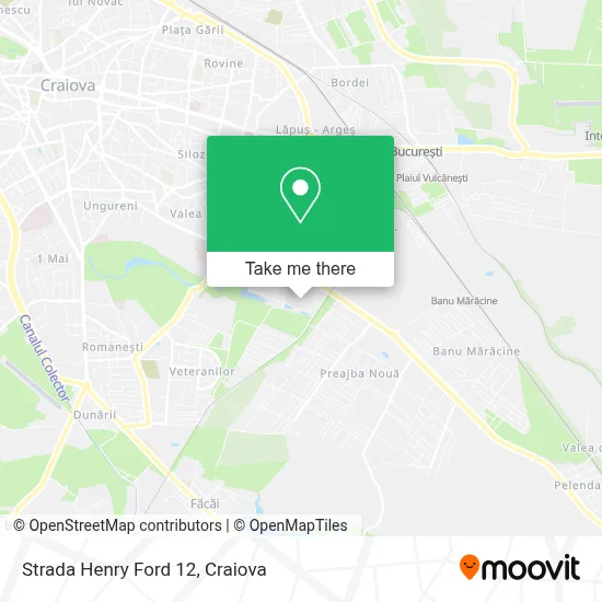 Strada Henry Ford 12 map