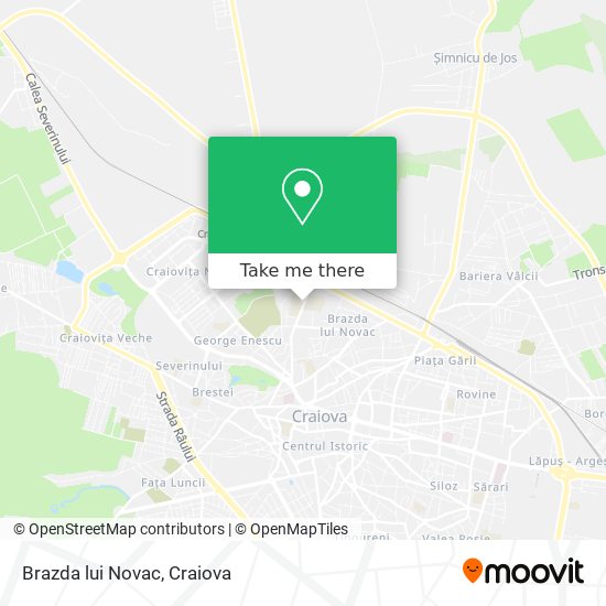 Brazda lui Novac map