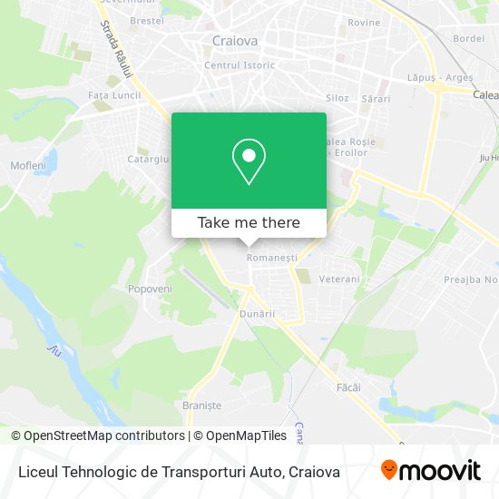 Liceul Tehnologic de Transporturi Auto map