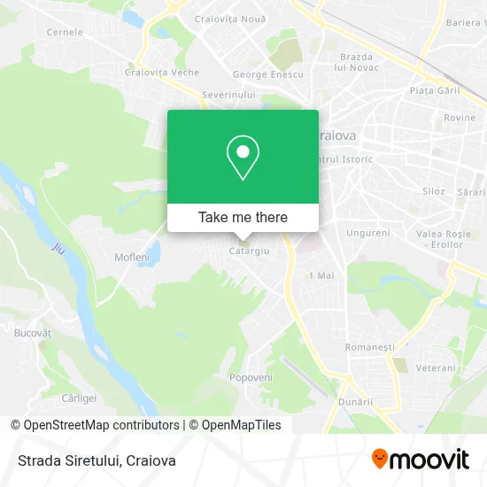 Strada Siretului map