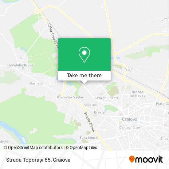 Strada Toporași 65 map