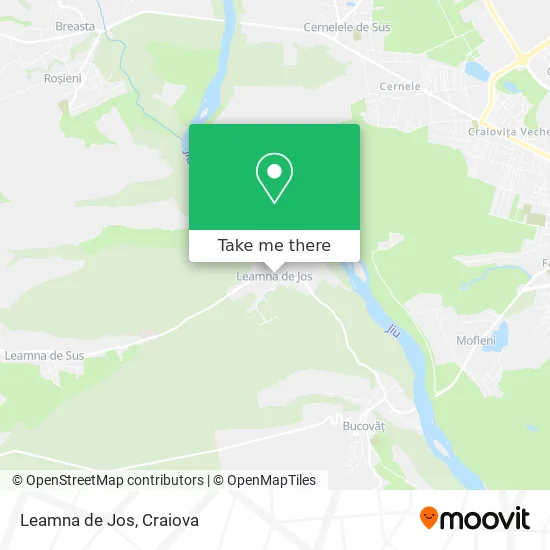Leamna de Jos map