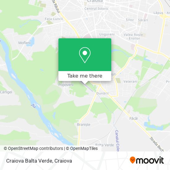 Craiova Balta Verde map