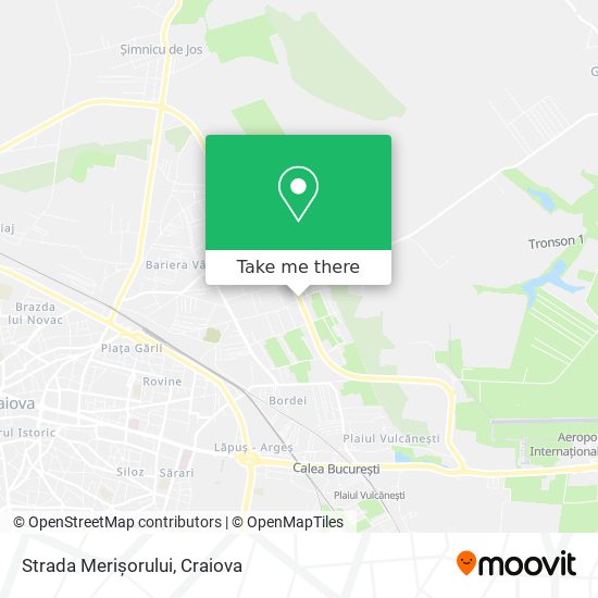 Strada Merișorului map