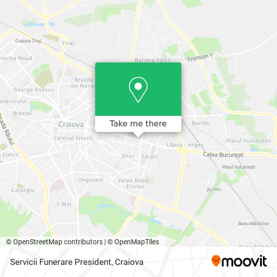 Servicii Funerare President map