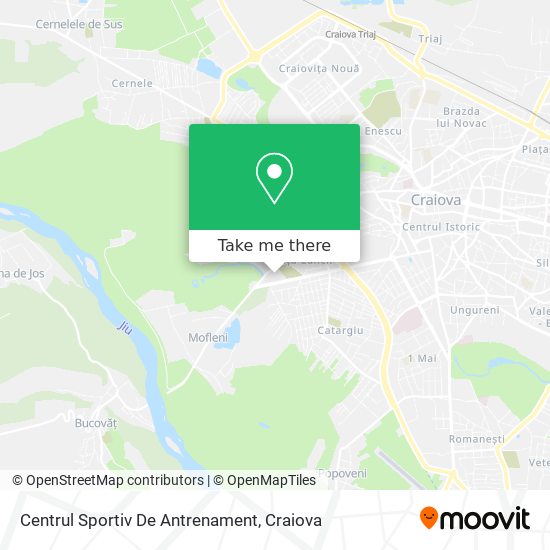 Centrul Sportiv De Antrenament map