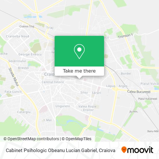 Cabinet Psihologic Obeanu Lucian Gabriel map