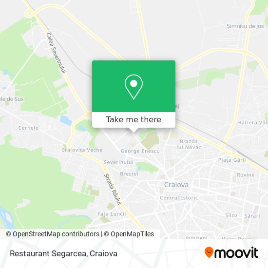 Restaurant Segarcea map