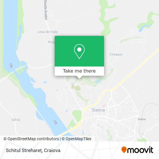 Schitul Strehareț map