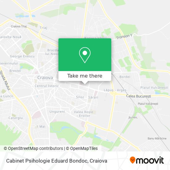 Cabinet Psihologie Eduard Bondoc map