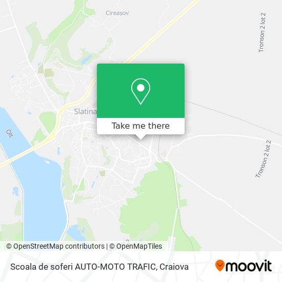 Scoala de soferi AUTO-MOTO TRAFIC map