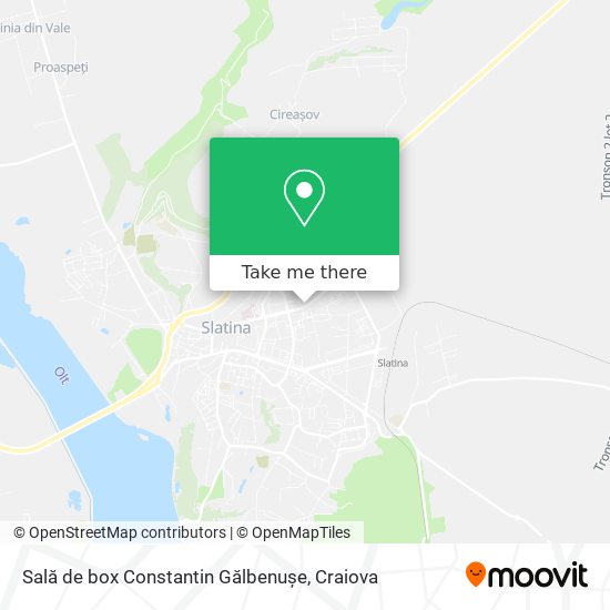 Sală de box Constantin Gălbenușe map