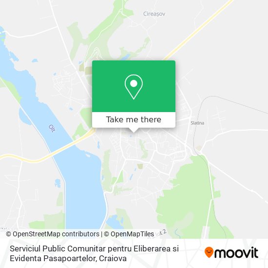 Serviciul Public Comunitar pentru Eliberarea si Evidenta Pasapoartelor map