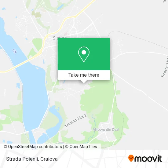 Strada Poienii map