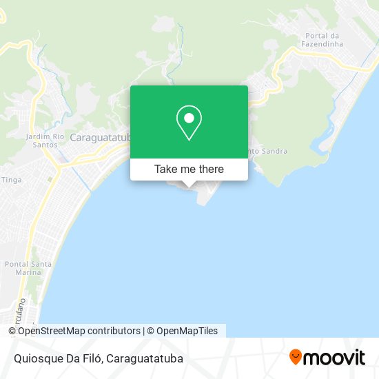 Quiosque Da Filó map