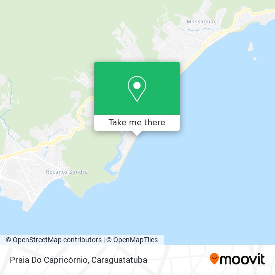 Praia Do Capricórnio map
