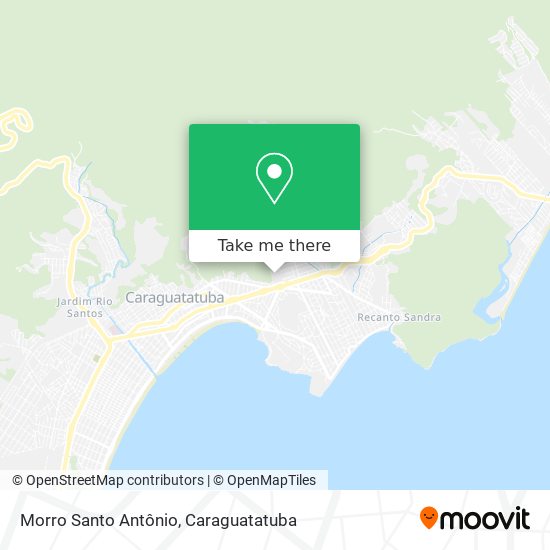 Mapa Morro Santo Antônio
