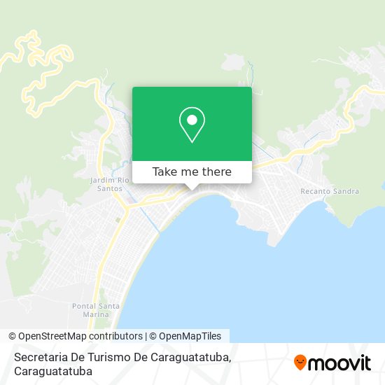 Secretaria De Turismo De Caraguatatuba map